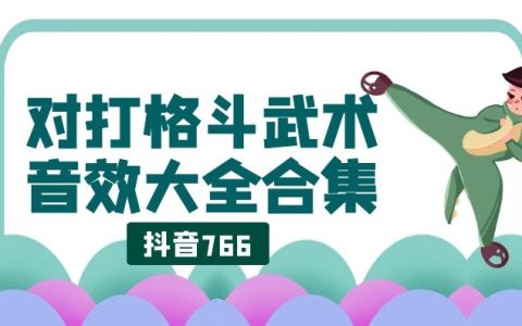 格斗打架武术冷兵器对战音效大全素材合集