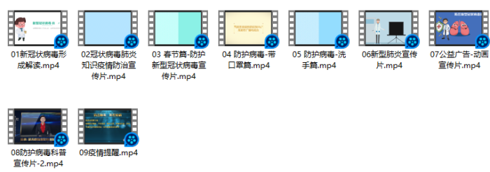 新冠疫情科普防疫宣传片高清视频AE素材（第二期）