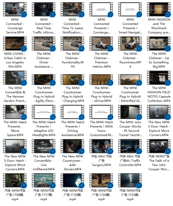 2017-2018MINI汽车全球创意广告视频合集