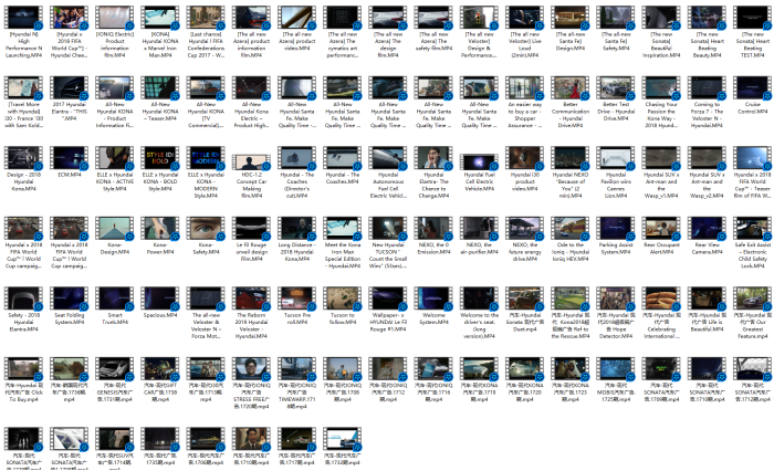 2017-2018现代汽车全球创意广告视频合集
