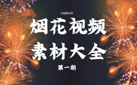 烟花焰火实拍视频素材大全（1）