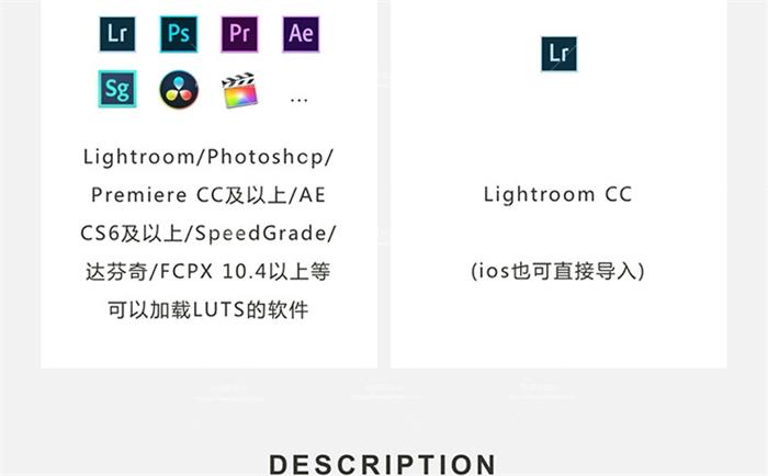 lightroom预设PS冷色ins街拍银灰LR/FCPX达芬奇手机滤镜