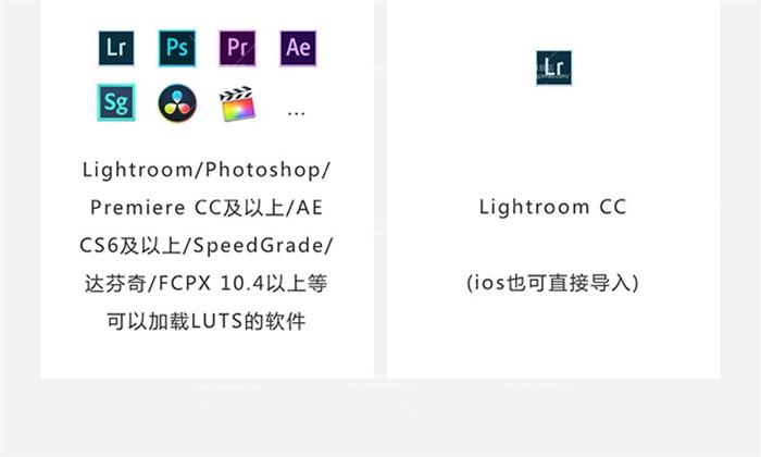 LR预设PS情绪电影胶片街道风光手机APP滤镜FCPX达芬奇PRAE调色LUT