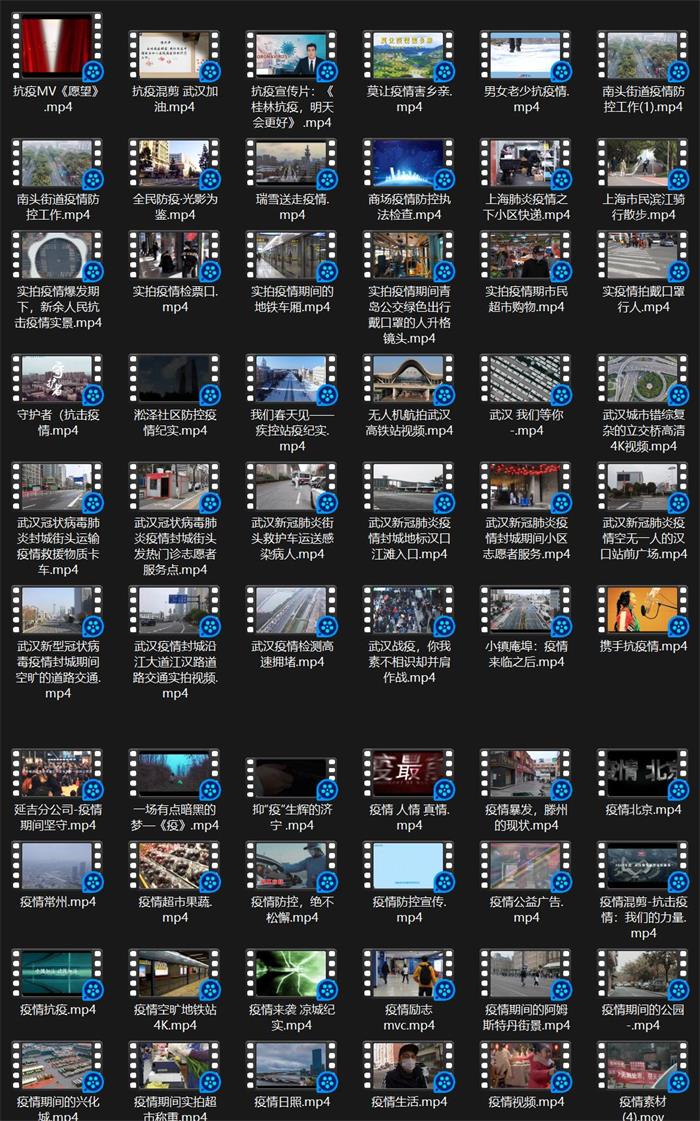 抗疫防控视频素材支援宣传片疫情实拍视频素材