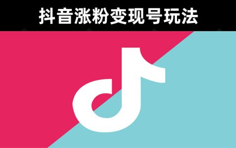 干活分享|蟹老板-抖音涨粉变现号，起号卖号，3天千粉