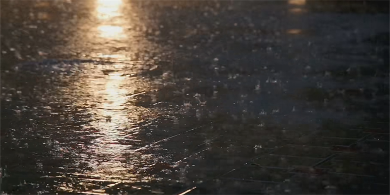 28款实拍雨景下雨天的城市唯美意境夜晚街景视频素材