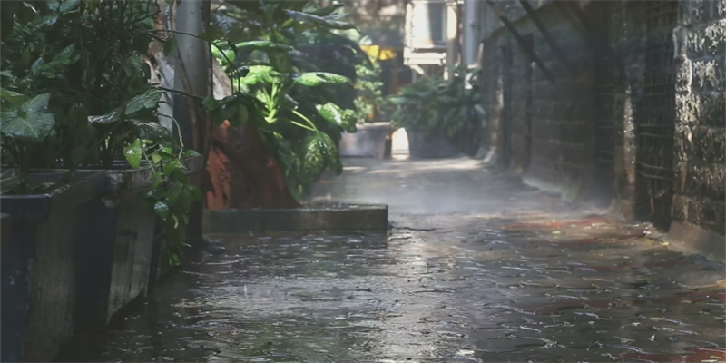 28款实拍雨景下雨天的城市唯美意境夜晚街景视频素材