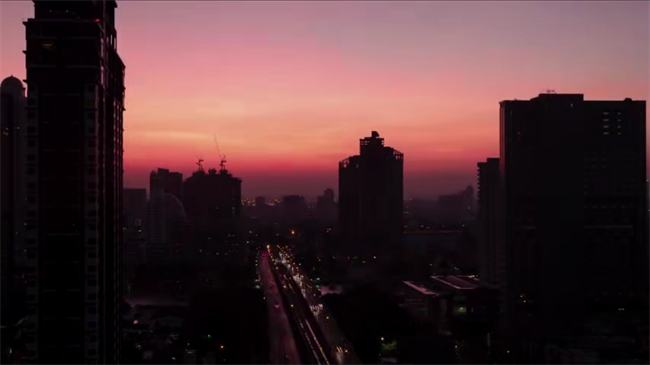 20款-城市朝阳及夕阳视频素材大全