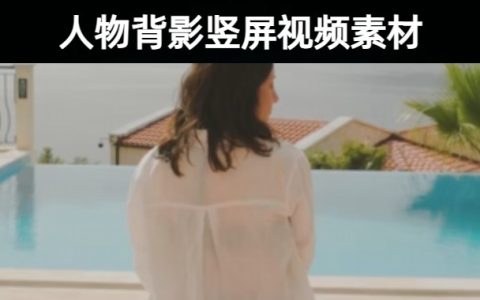 37款唯美夜晚孤单伤感励志正能量人物背影竖屏系列短视频素材