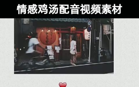 238款精选打动人心唯美励志情感心灵鸡汤文案配音视频素材