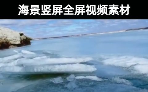 170款大海海边海景竖屏全屏实拍系列视频素材