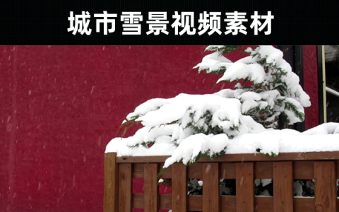 73款-城市雪景治愈系视频素材无水印下载 唯美冬天雪景美景视频大全